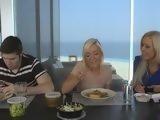 Family Dinner Ends With Stepdaughters Pussy As A Desert