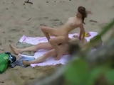 Voyeur Has Busy Day On The Beach Taping Horny Couple Fucking