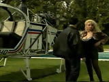 Busty Blonde Blows Helicopter Pilot In Air