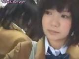Japanese Bus Grope and Fucking