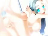 Busty 3d futa hentai fucked from behind