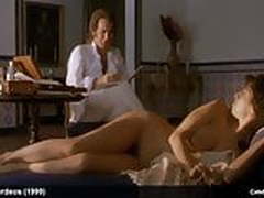 Maribel Verdu frontal nude and erotic movie scenes