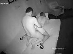 Hidden camera films threesome with a prostitute