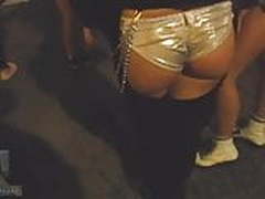 BootyCruise: Rave Cam 2020 32 Backless Pants, Cheeky Shorts