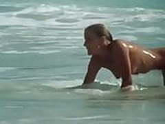 Bo Derek - young naked on a beach