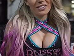 WWE - Alexa Bliss massive cleavage 