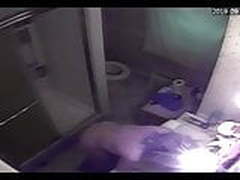 Step Mom Caught on Bathroom Spycam