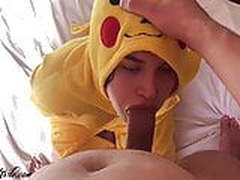 Pokemon Suck Cock and Hardcore Pussy Fuck - Cosplay 