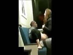 Teen Slut Public Train Riding