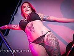 VR BANGERS Pink Hair Tattooed Stripper Fucks You After Show