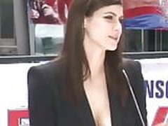 Alexandra Anna Daddario massive cleavage