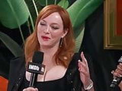 Christina Hendricks massive cleavage