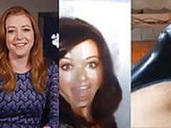 Alyson Hannigan cum tribute composition