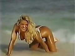 Victoria Pratt - hot bikini photoshoot from the 90s