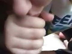 Chubby White girl sucks BBC in back of car Online | xvideosearch.com