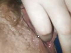 rubbing my wet clit