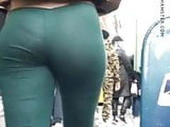 Very thin green tights