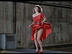 Red silk satin dress and panties Online | xvideosearch.com