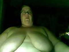 fat ssbbw webcam nylon pantyhose big belly big boobs