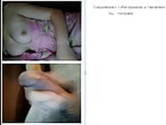 Videochat 99 Lovely boobs and my dick